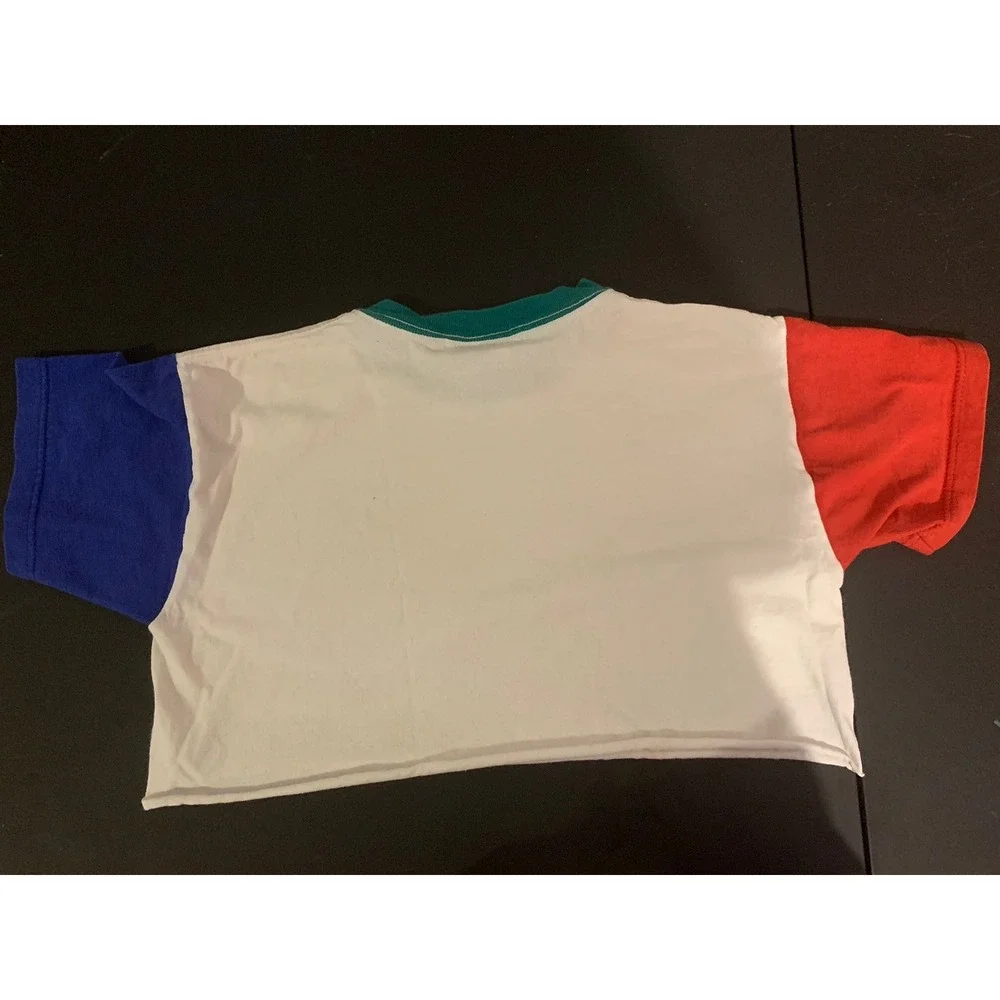 Vintage Walt Disney World Kids Large 10/12 Made In USA Cropped